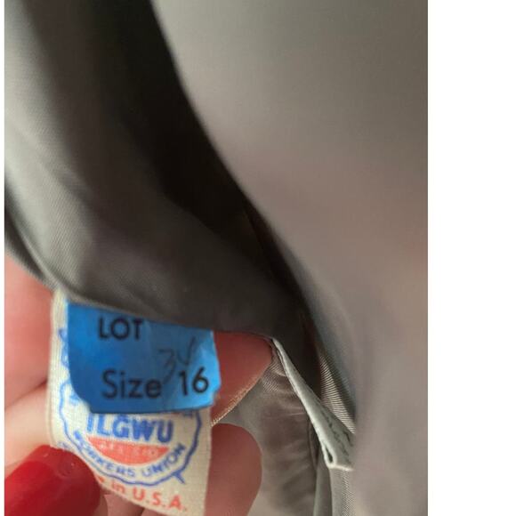 🧥 Abe Schrader Vintage Women’s Wool Blend Tweed Jacket Blazer USA Sz 16 - Picture 5 of 8